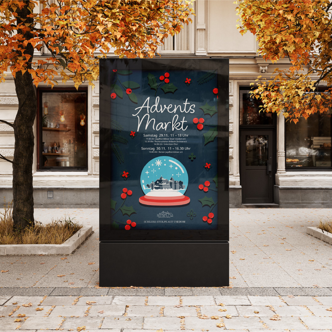 Adventsmarkt im Schloss Stolpe